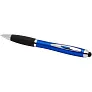 Nash RCS recycled plastic stylus ballpoint pen with coloured barrel and black grip (blue ink)