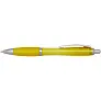 Nash RCS recycled plastic ballpoint pen with coloured barrel and grip (blue ink)