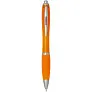Nash RCS recycled plastic ballpoint pen with coloured barrel and grip (blue ink)