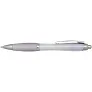 Nash RCS recycled plastic ballpoint pen with coloured barrel and grip (blue ink)