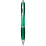 Nash RCS recycled plastic ballpoint pen with coloured barrel and grip (blue ink)