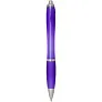 Nash RCS recycled plastic ballpoint pen with coloured barrel and grip (blue ink)