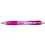 Nash RCS recycled plastic ballpoint pen with coloured barrel and grip (blue ink)