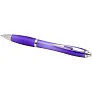 Nash RCS recycled plastic ballpoint pen with coloured barrel and grip (blue ink)