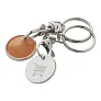 Eurocoin trolley coin keyring