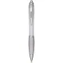 Nash RCS recycled plastic ballpoint pen with coloured barrel and grip (blue ink)