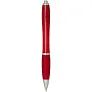 Nash RCS recycled plastic ballpoint pen with coloured barrel and grip (blue ink)