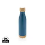  Vacuum stainless steel bottle with bamboo lid and bottom - XD Collection