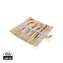  Reusable bamboo travel cutlery set - XD Collection