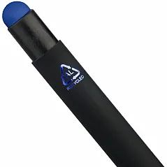 Recycled aluminium rubberized ballpen Formentera