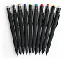  Recycled aluminium rubberized ballpen Formentera