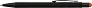  Recycled aluminium rubberized ballpen Formentera