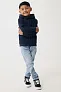 Iqoniq Yengo kids recycled cotton hoodie with sidepockets - iqoniq