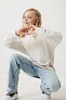 Iqoniq Yengo kids recycled cotton hoodie with sidepockets - iqoniq