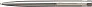 Hannelore Recycled stainless steel twist ballpen 