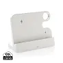 Joltz dvostruki punjač od 15W s utorom za iWatch od RCS reciklirane plastike - XD Collection
