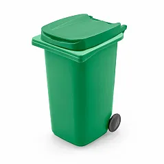Držač za olovke u obliku kante za smeće
