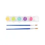 Priya Wooden blocks set for painting, paints and 2 brushes