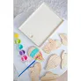 Priya Wooden blocks set for painting, paints and 2 brushes