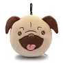 ATTA Plush dog, travel pillow, eye mask