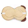ATTA Plush dog, travel pillow, eye mask