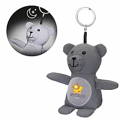 Plush teddy bear, keyring