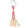  Bamboo keyring, Christmas pattern
