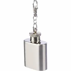 Hip flask 30 ml, key ring