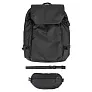 Chaundrise Ruksak za laptop 15,6" 2 u 1, torba oko struka