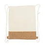 Rontay Cotton drawstring bag with cork element