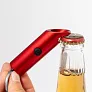  Recycled aluminium keyring, bottle opener, LED light