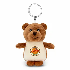 Plush teddy bear, keyring