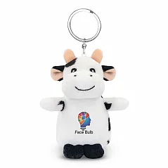 Plush cow, keyring