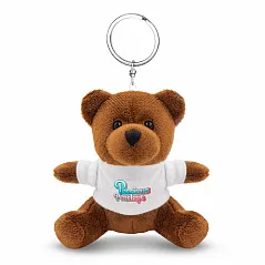 Plush teddy bear, keyring