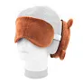 Ren Plush teddy bear, travel pillow, eye mask