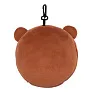 Ren Plush teddy bear, travel pillow, eye mask
