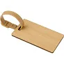  Bamboo luggage tag