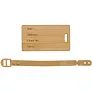  Bamboo luggage tag