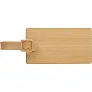  Bamboo luggage tag