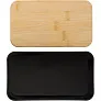  Lunch boxes, 2x400 ml, bamboo lid, cutlery