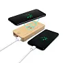 Benson Bamboo wireless power bank 8000 mAh B'RIGHT, wireless charger 15W