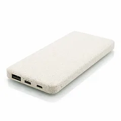 Prijenosna baterija 8000 mAh od pšenične slame