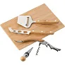  Bamboo cheese and wine set