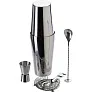  Cocktail set, shaker, 4 pcs