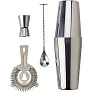 Cocktail set, shaker, 4 pcs