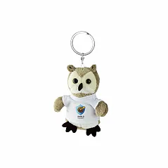 Plush owl, keyring