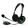  Headset: headphones with microphone