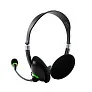  Headset: headphones with microphone