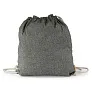  Recycled cotton bag 2 in 1, drawstring bag and shopping bag