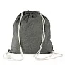 Recycled cotton bag 2 in 1, drawstring bag and shopping bag
